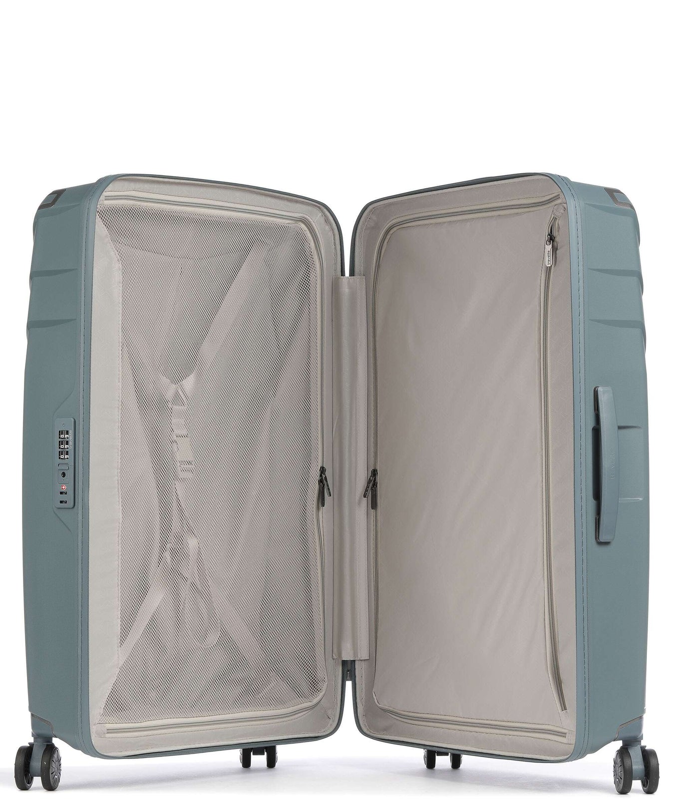 Travelite Elvaa L Spinner (4 wheels) blaugrau