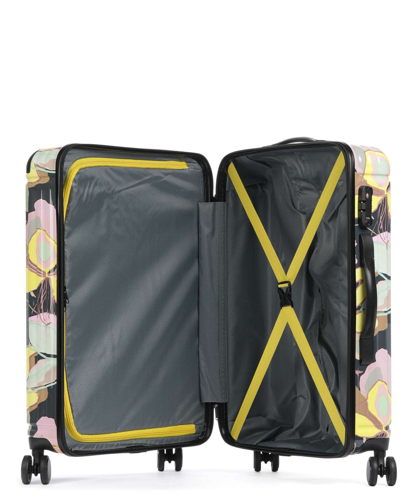 Travelite Cruise Suitcase set (4 wheels) gelbe orchidee