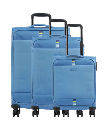 Travelite Rügen Sada 4-kolesových kufrov mittelblau