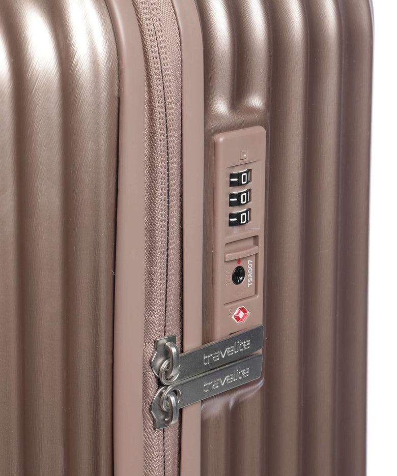 Travelite Paros Spinner (4 wheels) cappuccino