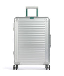 Travelite Next 4-kolesový kufor silber/grün