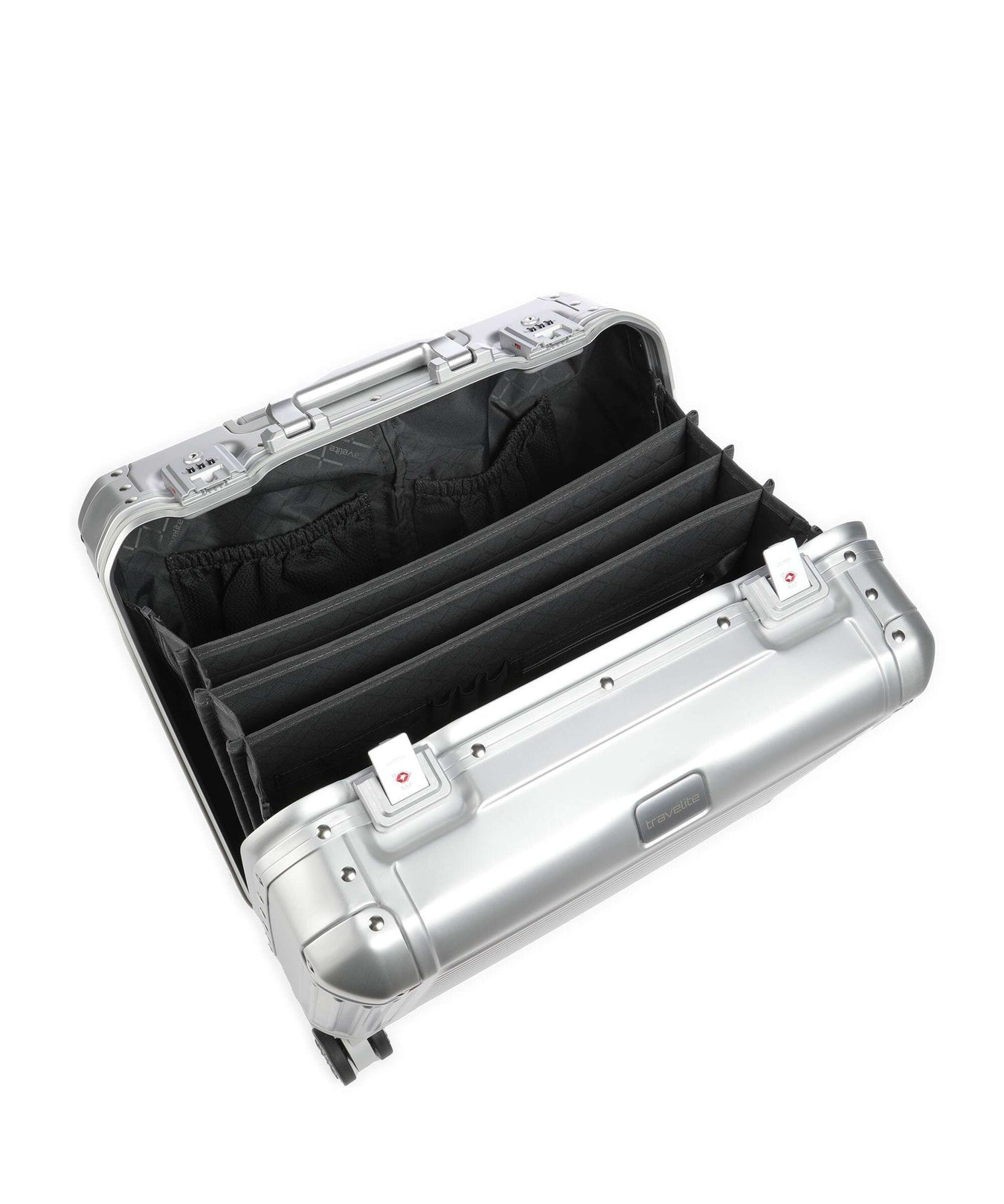 Travelite Next Rolling briefcase silber