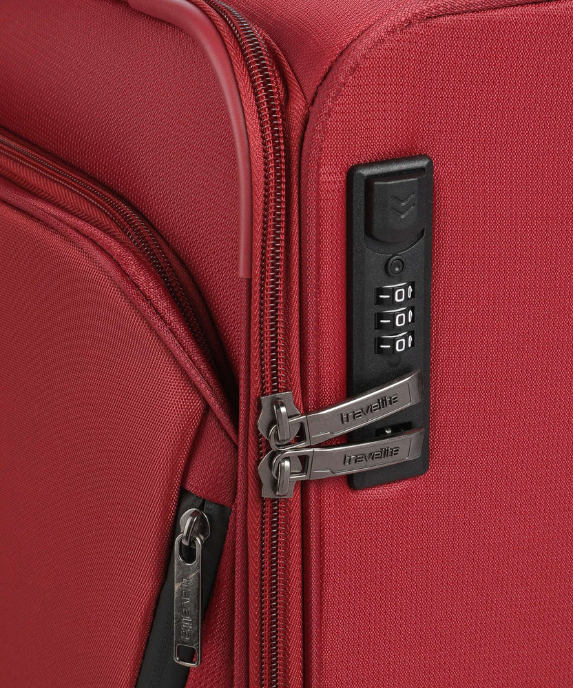 Travelite Cabin Multi Light 4 Spinner (4 wheels) rot