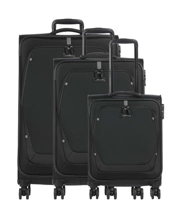 Travelite Umbria Sada 4-kolesových kufrov black