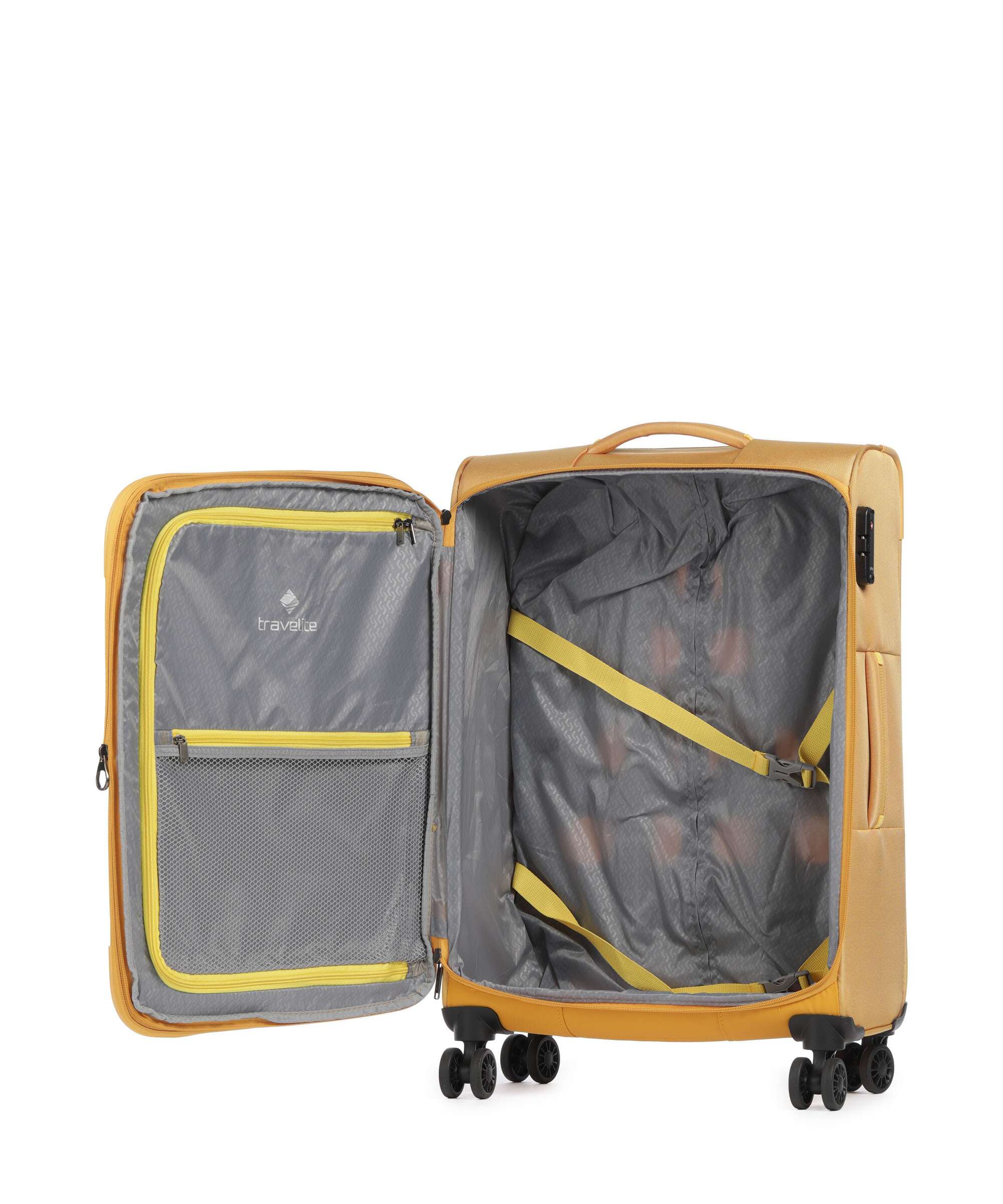 Travelite Umbria Suitcase set (4 wheels) golden glow