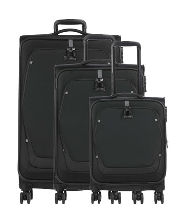 Travelite Umbria Sada 4-kolesových kufrov black