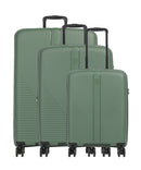 Travelite Air Stripe Sada 4-kolesových kufrov green