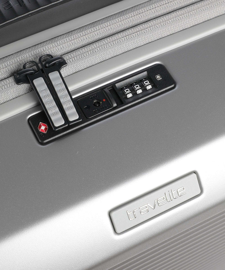 Travelite Millenium Suitcase set (4 wheels) silver