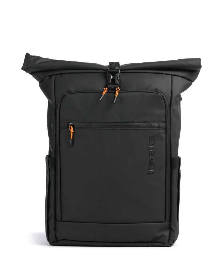 Travelite Briize M Rolltop backpack black