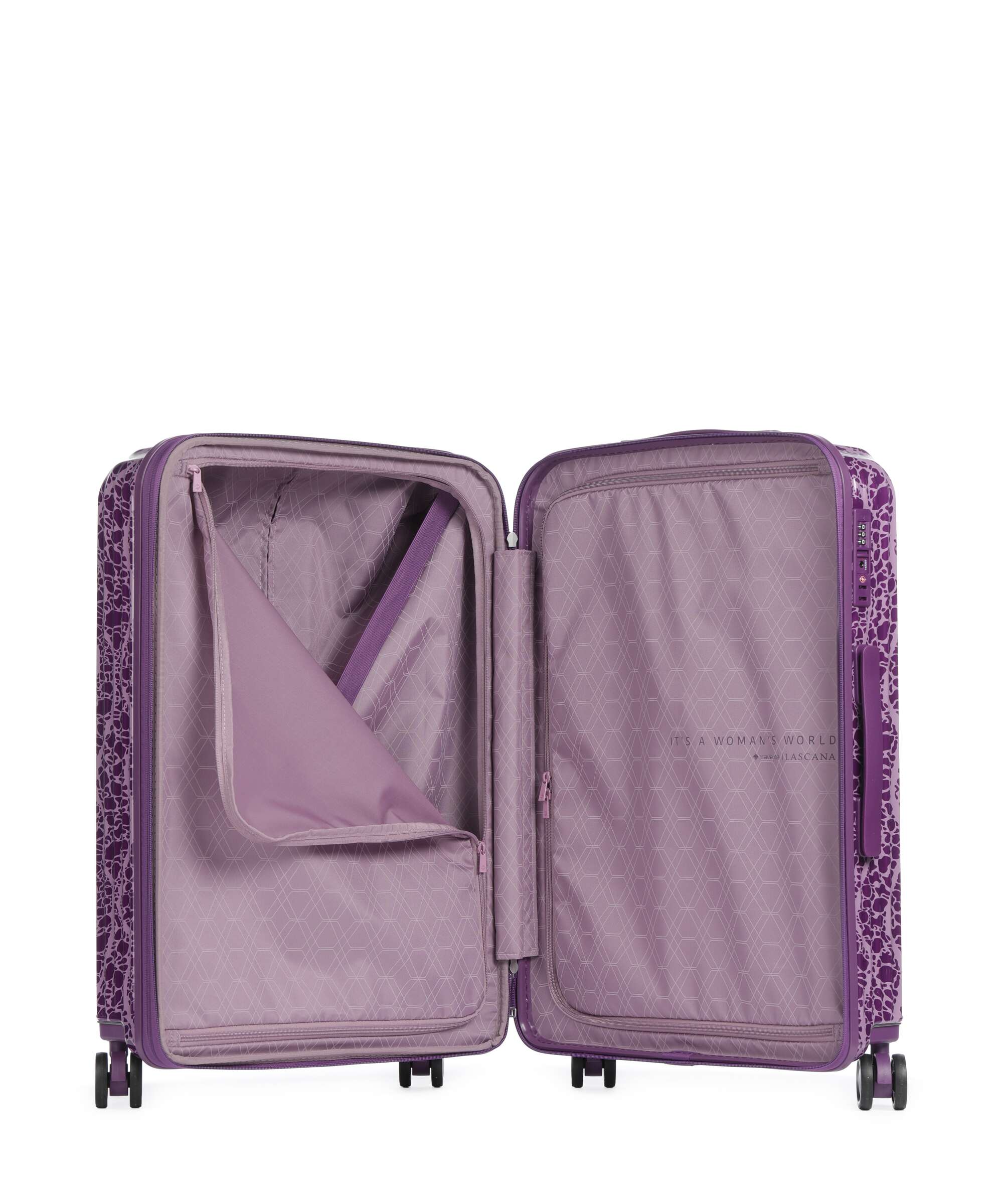 Travelite Lascana Edition Spinner (4 wheels) plum