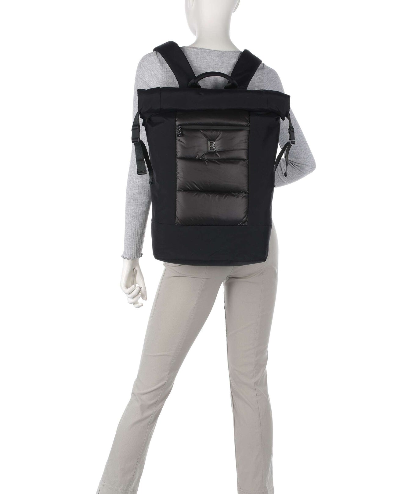 Bogner Monarch Leon Rolltop backpack black