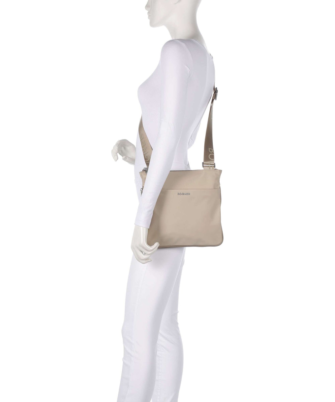 Bogner Klosters Serena Crossbody bag oyster gray