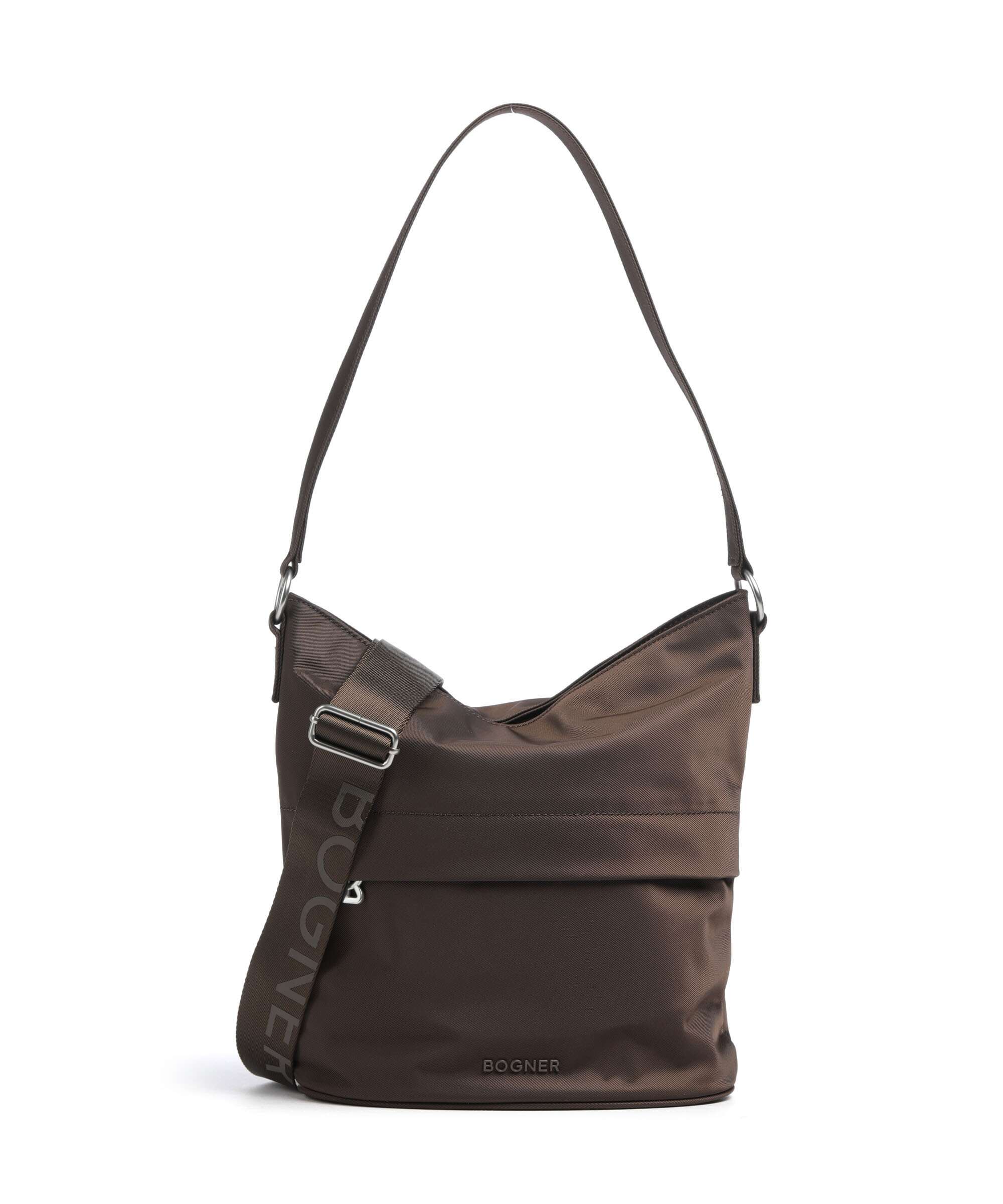 Bogner Maxon Heather Hobo bag darkbrown
