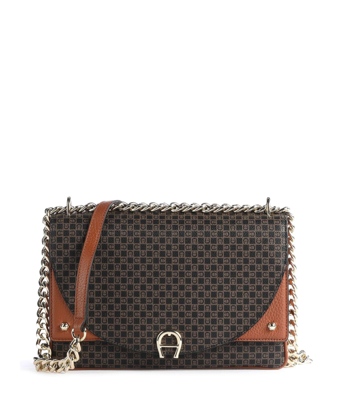 Aigner Diadora S Shoulder bag cognac brown