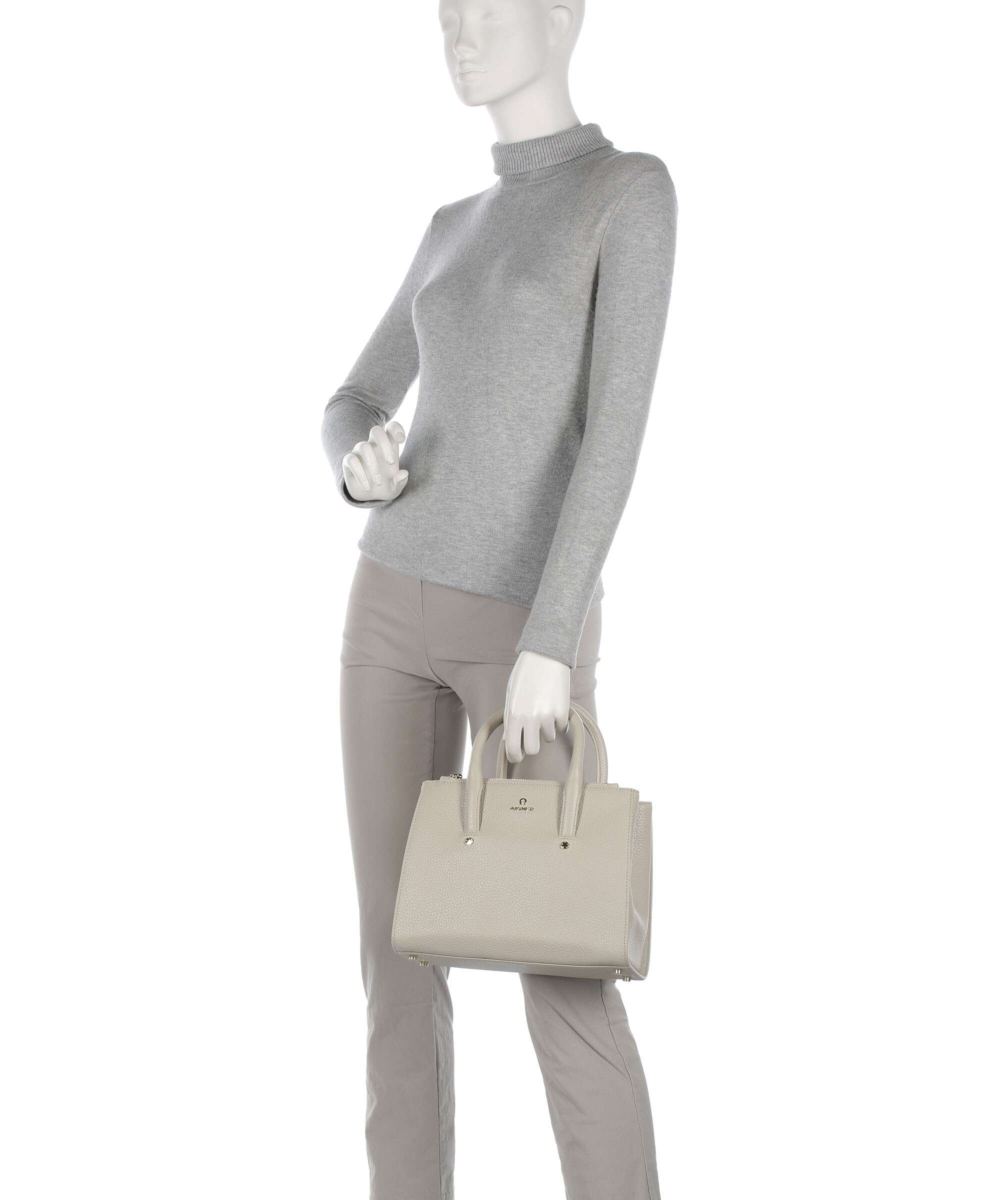 Aigner Ivy M Handbag pearl white