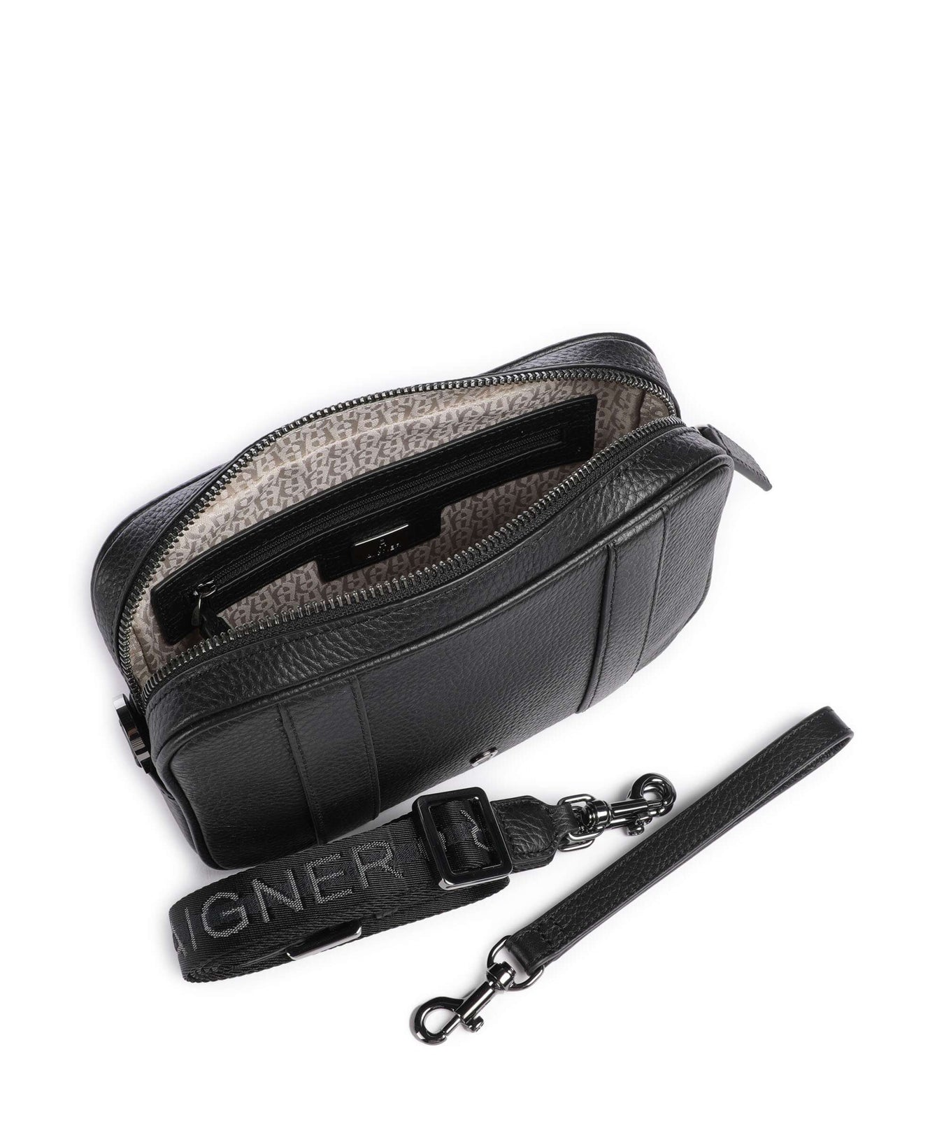 Aigner Diego S Crossbody bag black 