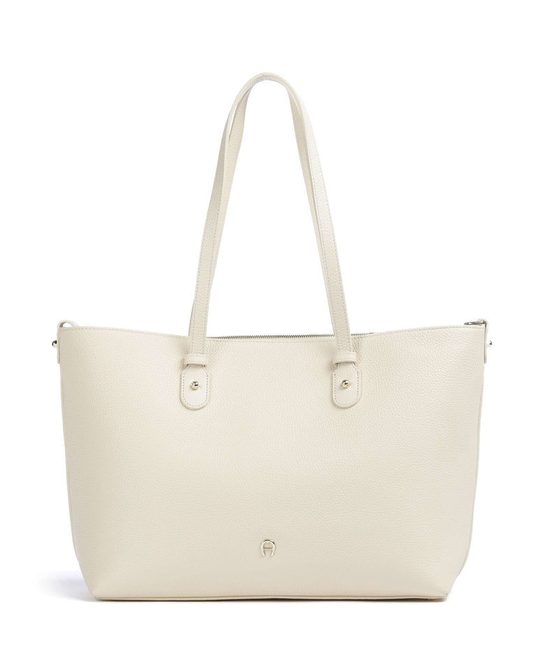 Aigner Diadora L Tote bag macadamia white