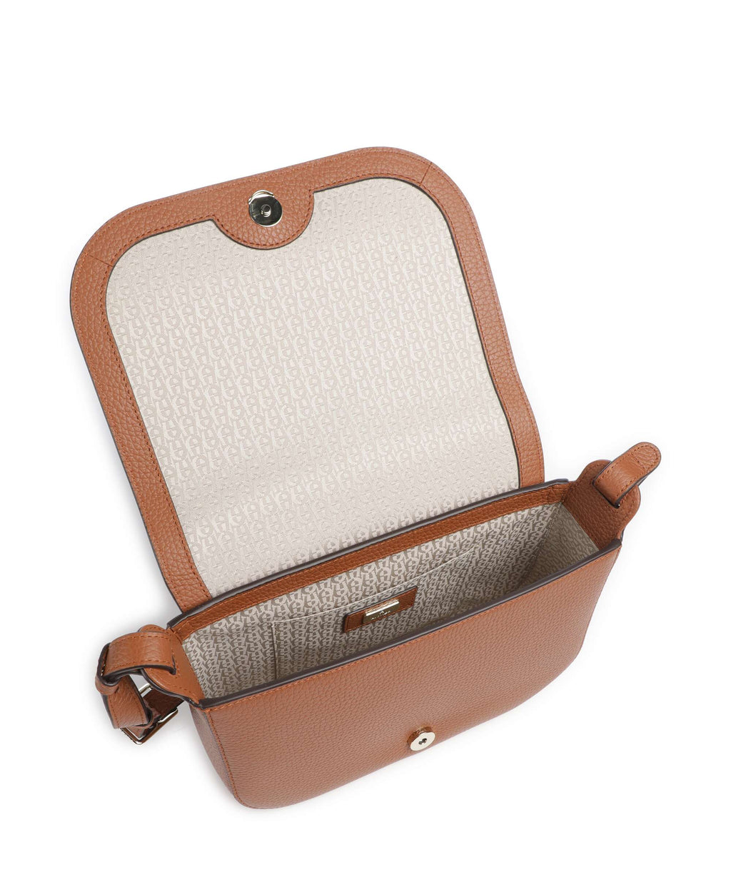 Aigner Pura S Crossbody bag cognac brown