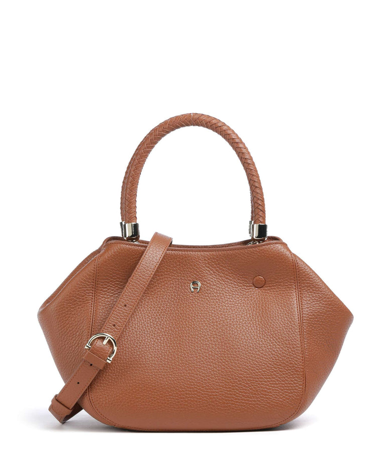 Aigner Carré Soft M Handbag cognac brown