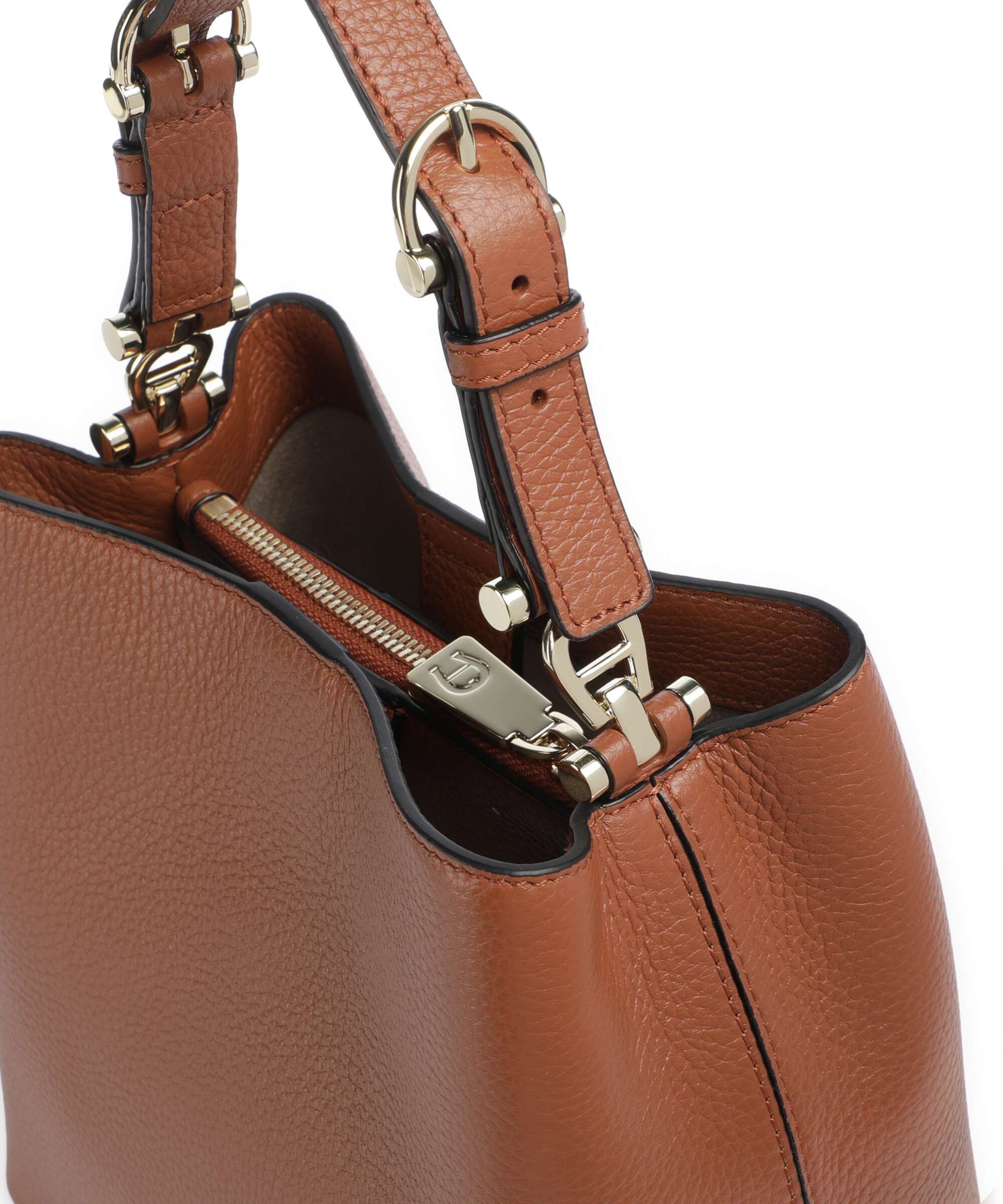 Aigner Delia S Bucket bag cognac brown