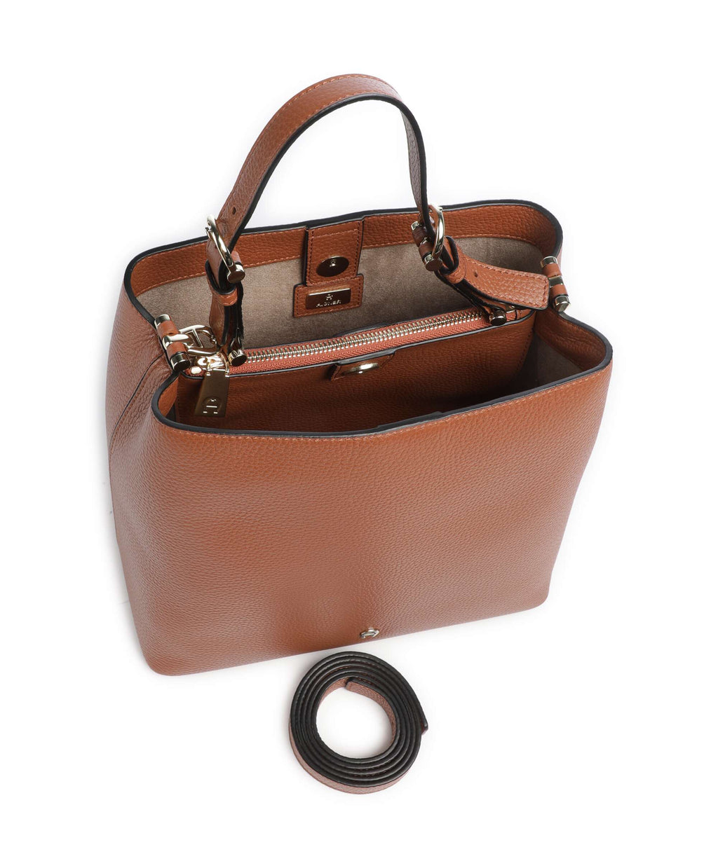 Aigner Delia M Hobo bag cognac brown