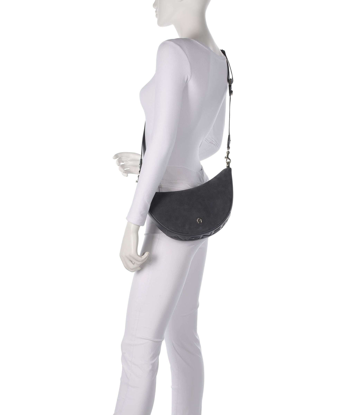 Aigner Zita S Crossbody bag night grey