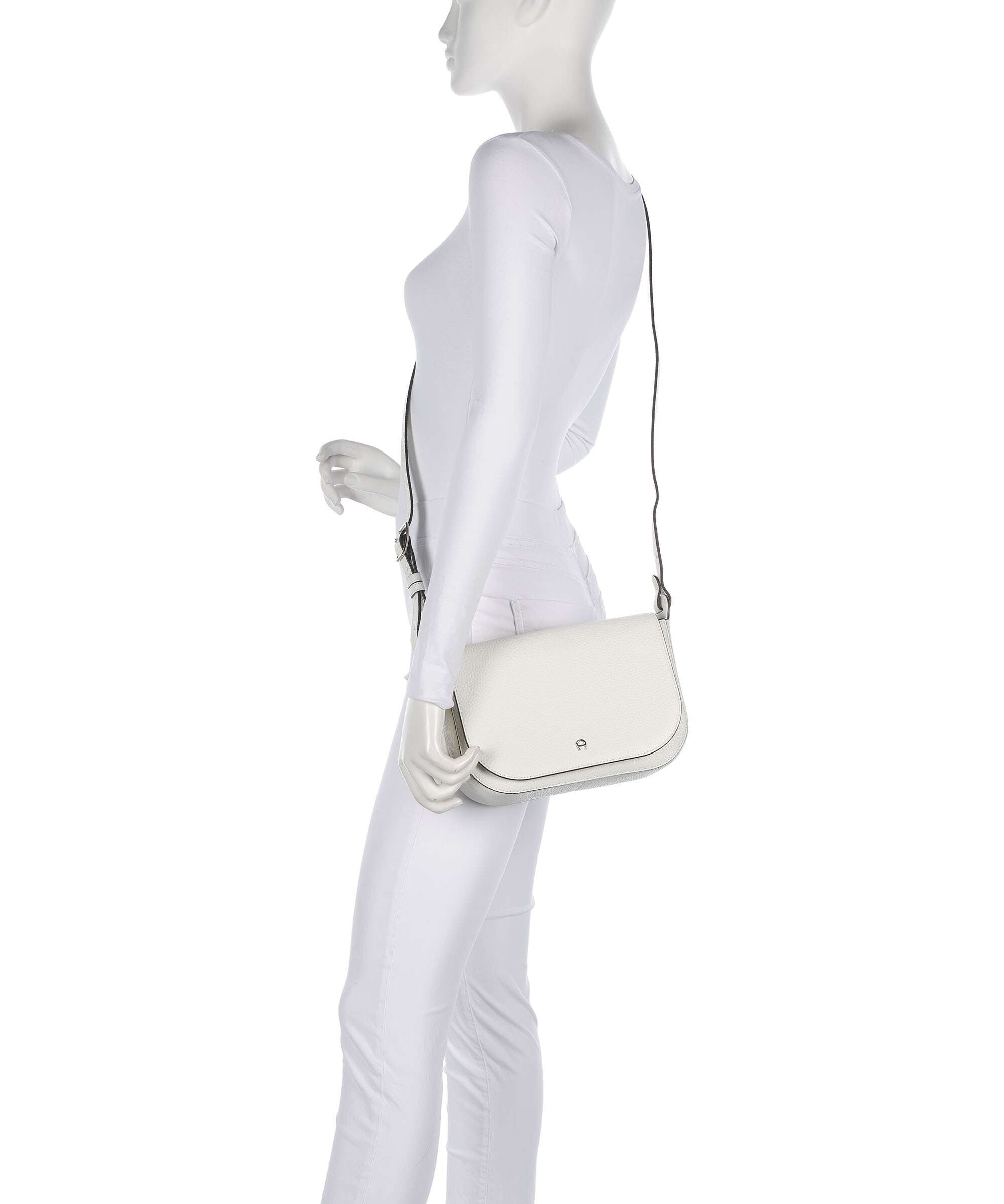 Aigner Pura S Crossbody bag cotton white
