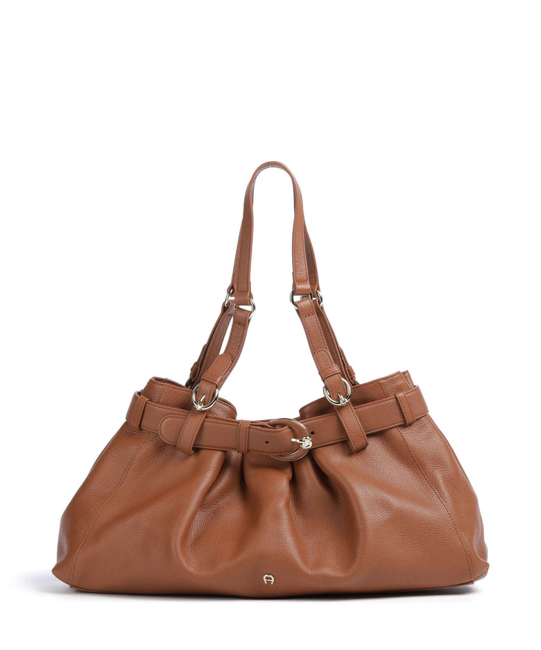 Aigner Lavinia M Hobo bag cognac brown