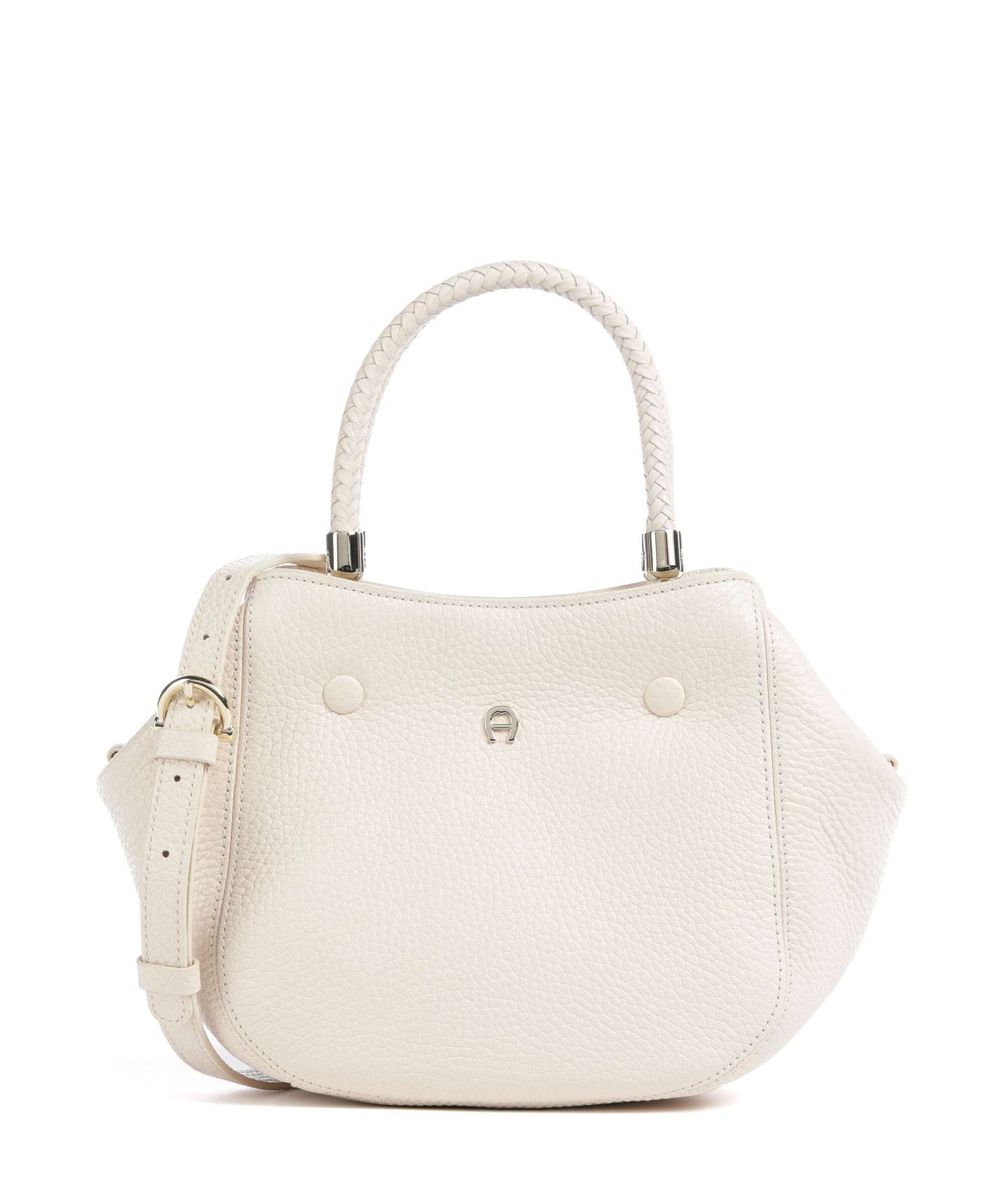 Aigner Carré Soft S Handbag macadamia white