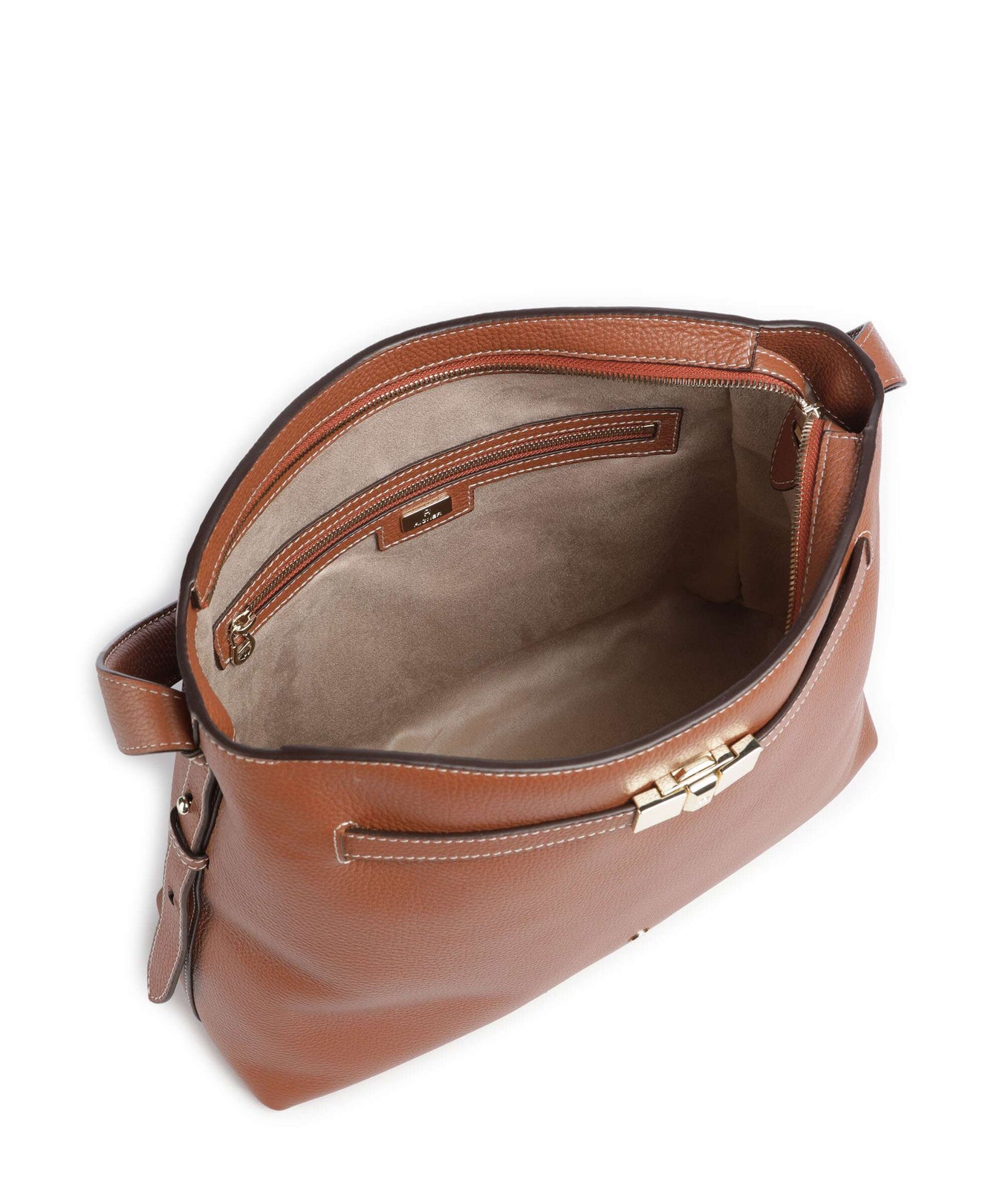 Aigner Farah M Hobo bag cognac brown