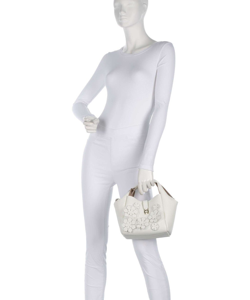 Aigner Zaira S Handbag cotton white