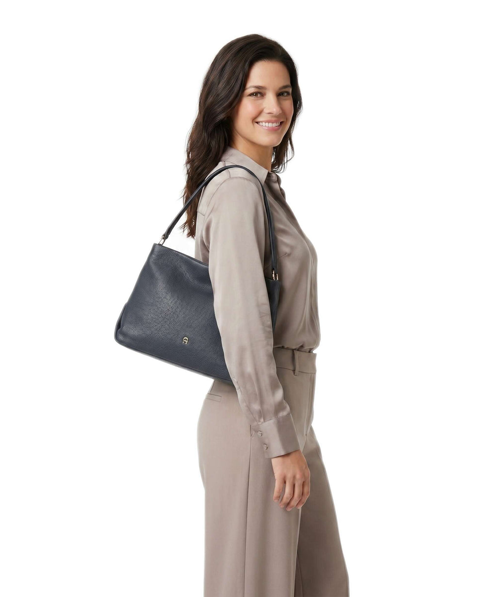 Aigner Paola S Hobo bag cosmic blue