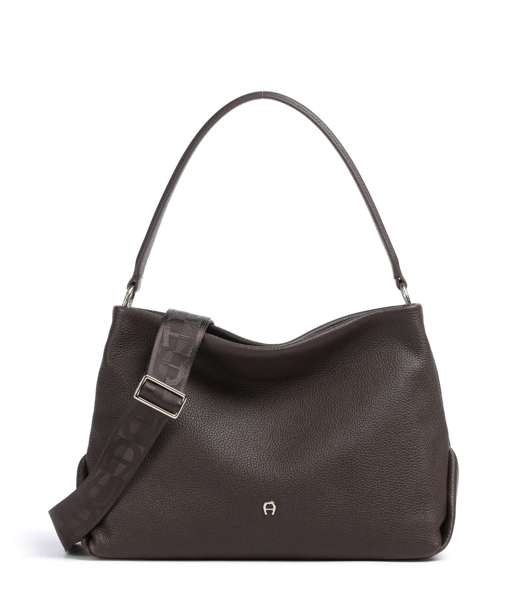 Aigner Paola S Hobo bag soil brown