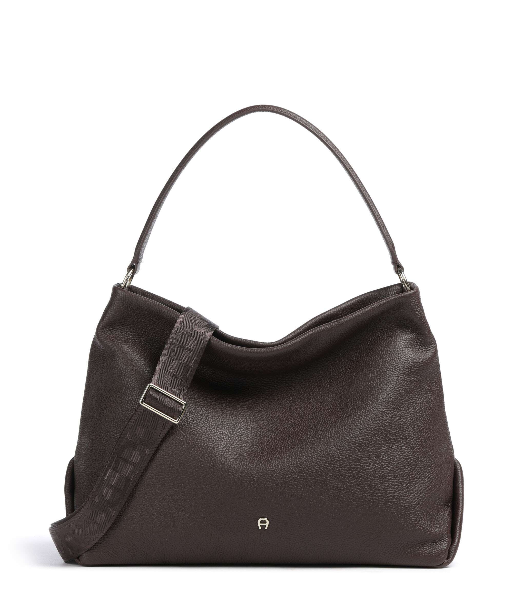 Aigner Paola M Hobo bag soil brown