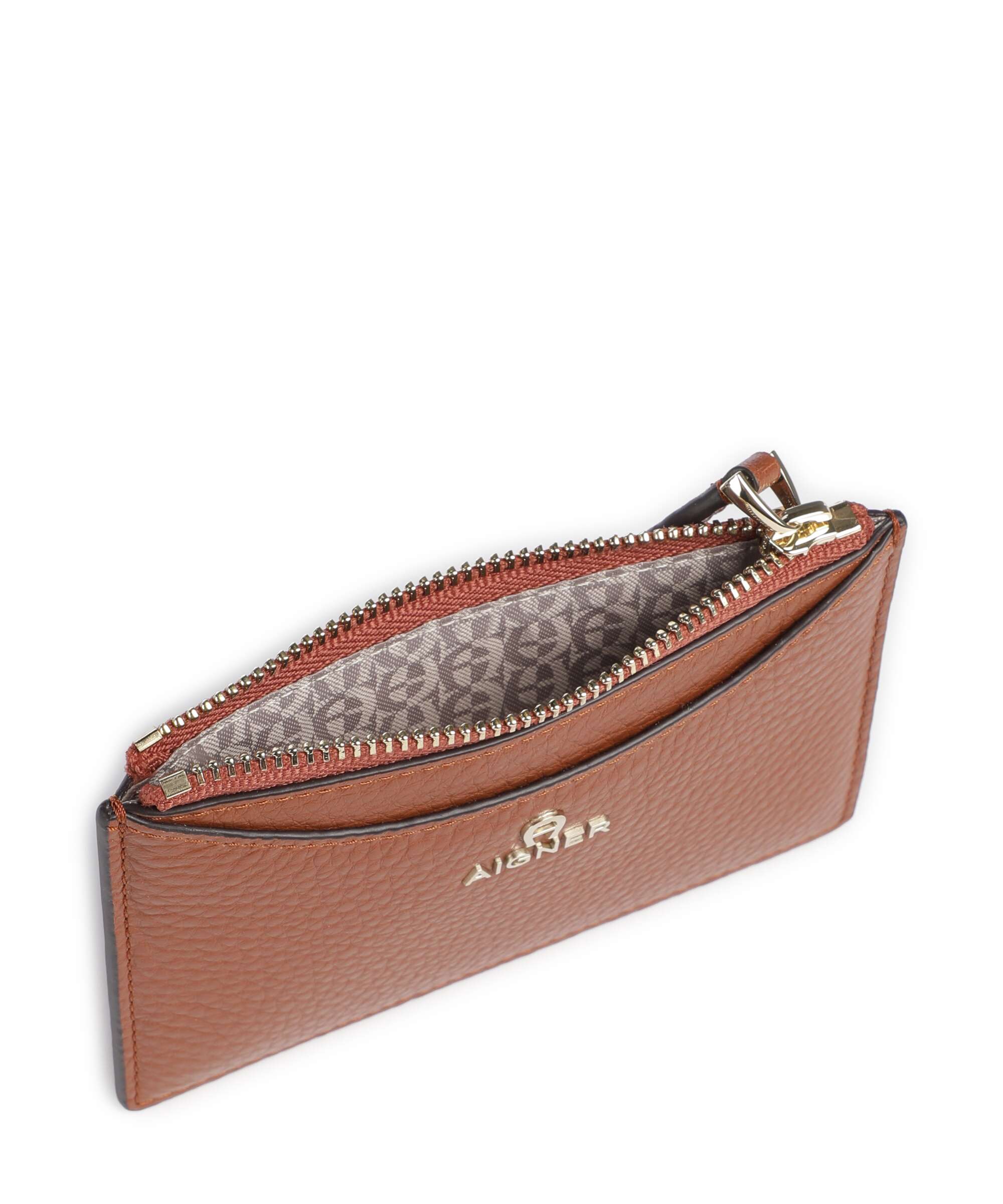 Aigner Marika Credit card holder cognac brown