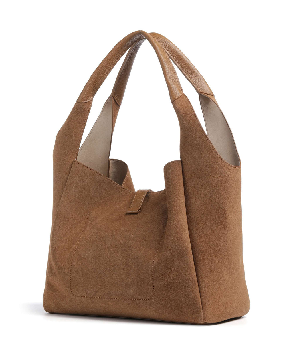 Aigner Zaira M Hobo bag oat beige