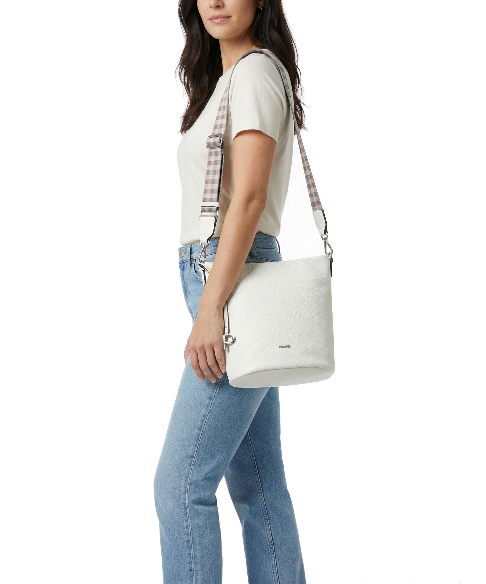 Picard Texel Bucket bag white lily