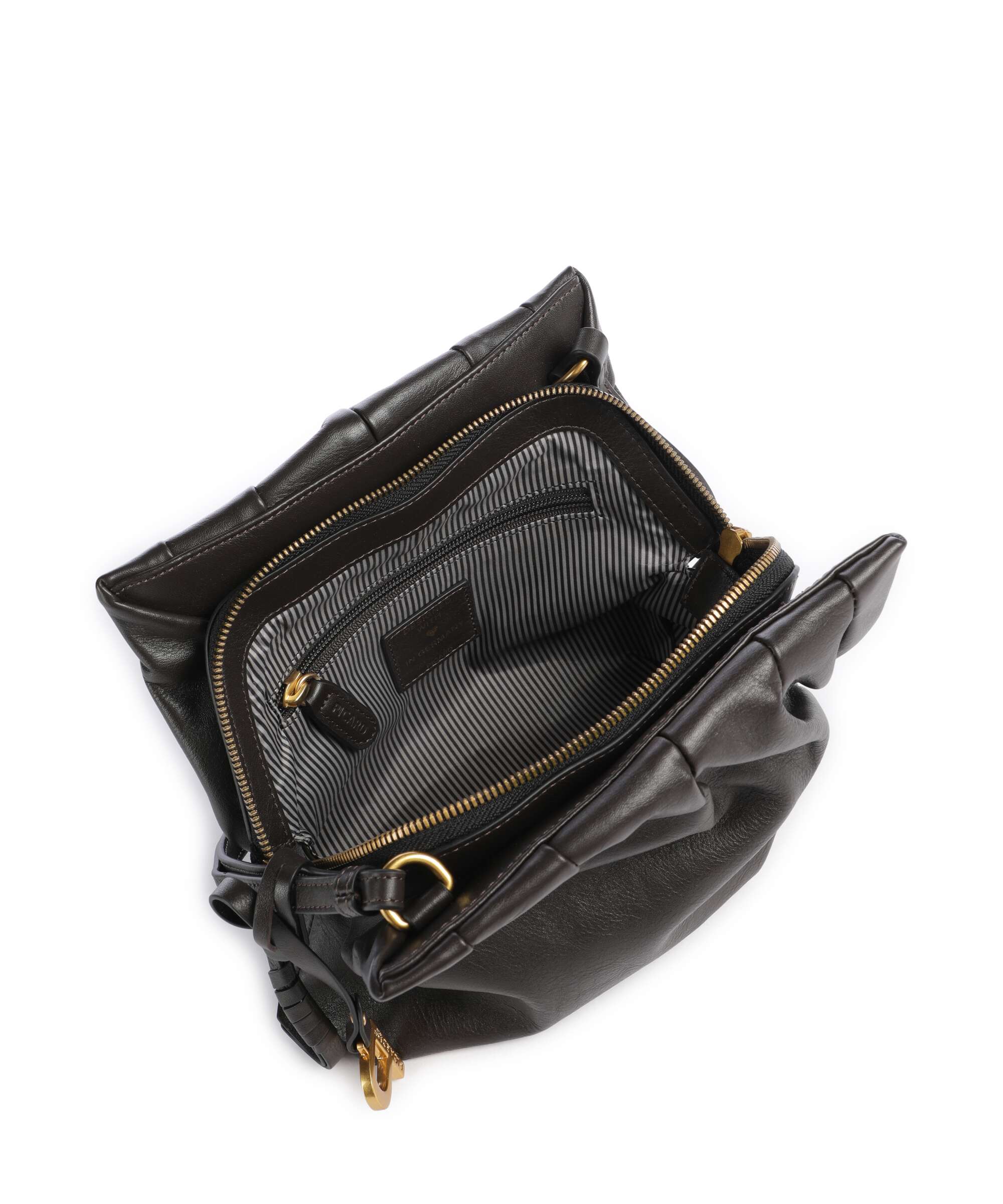 Picard Drape Crossbody bag cafe