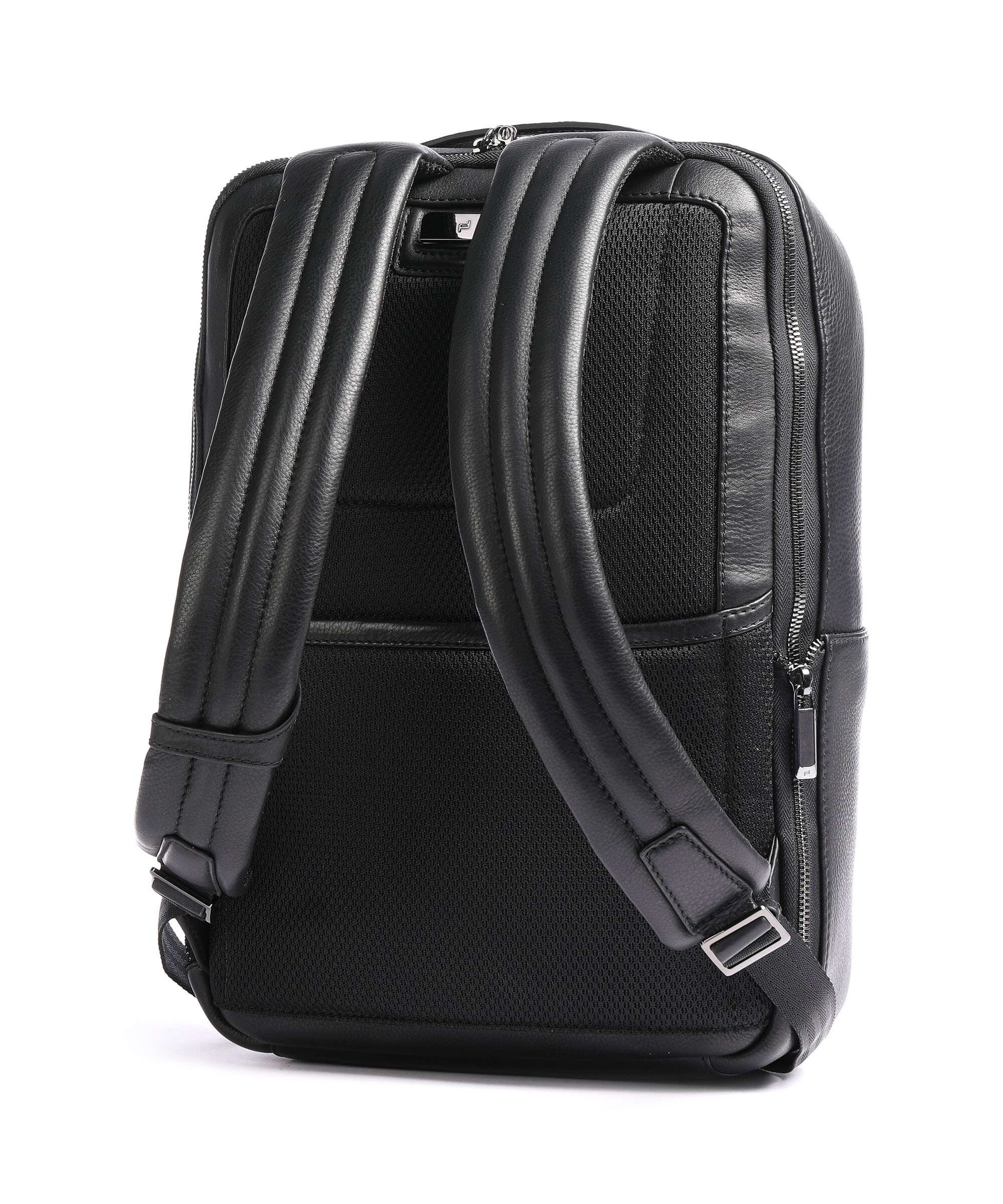 Porsche Design Roadster Leather Laptop backpack black