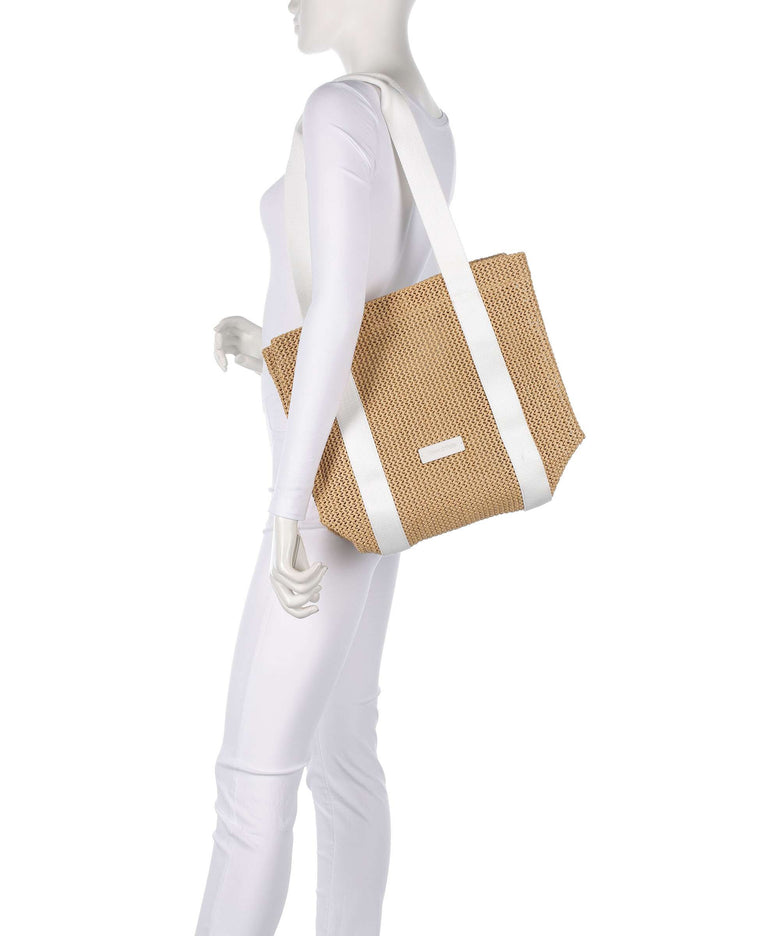 Marc O'Polo Runja Tote bag white cotton
