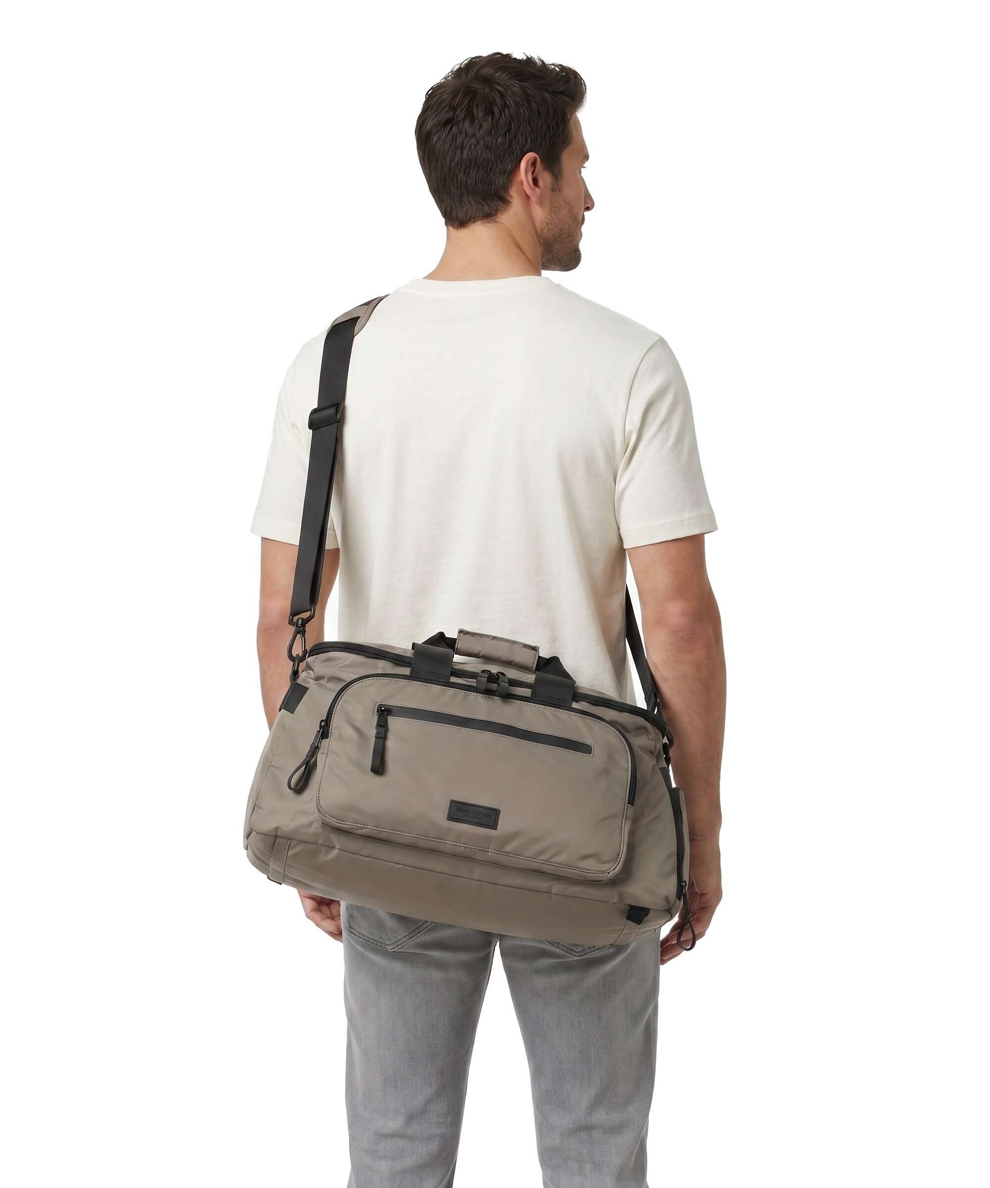 Marc O'Polo Gunnar 2 in 1 Weekend bag pavestone