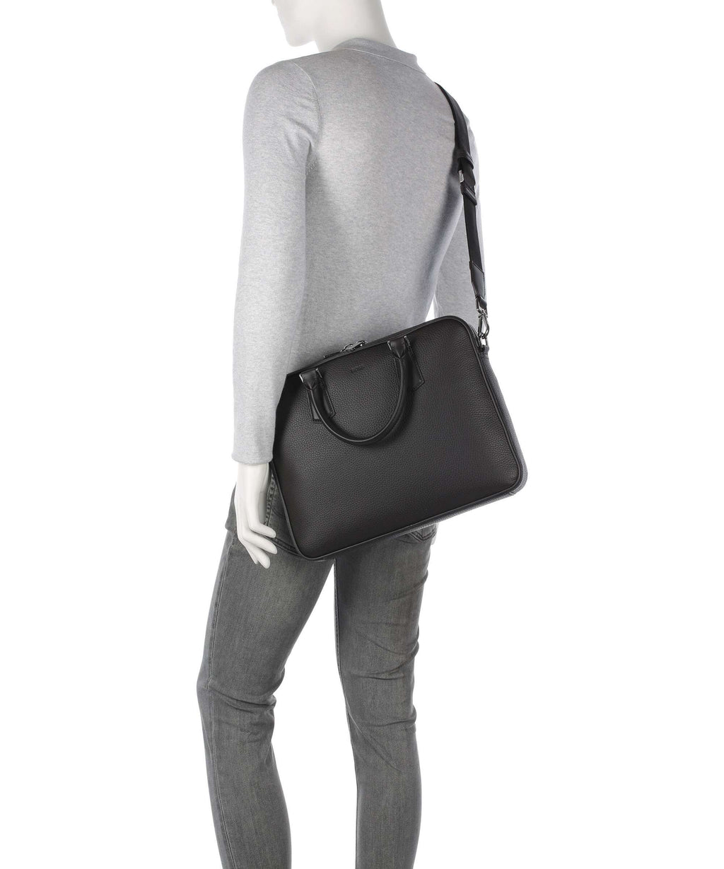 BOSS Crosstown Laptop bag dark brown