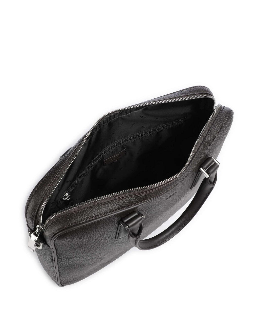 BOSS Crosstown Laptop bag dark brown