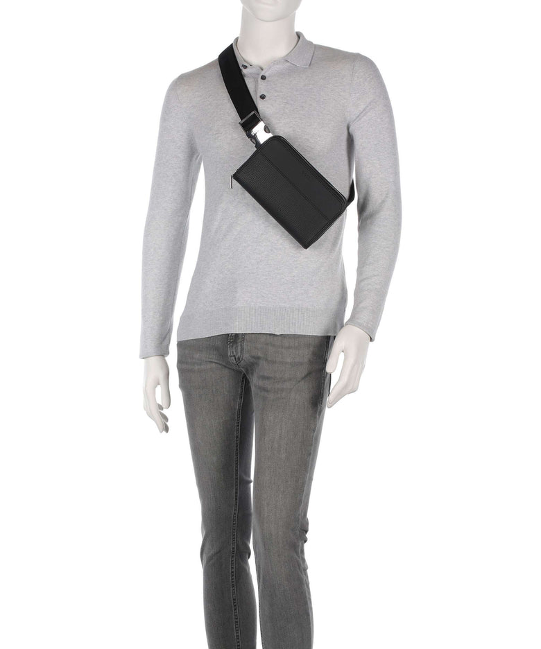 BOSS Crosstown Fanny pack black