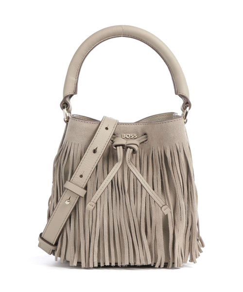 BOSS Lenah Bucket bag light beige