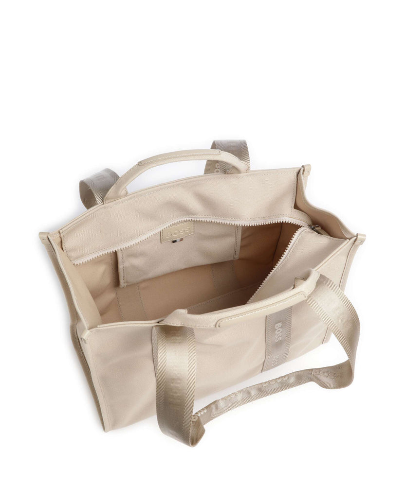 BOSS Sandy Tote bag light beige