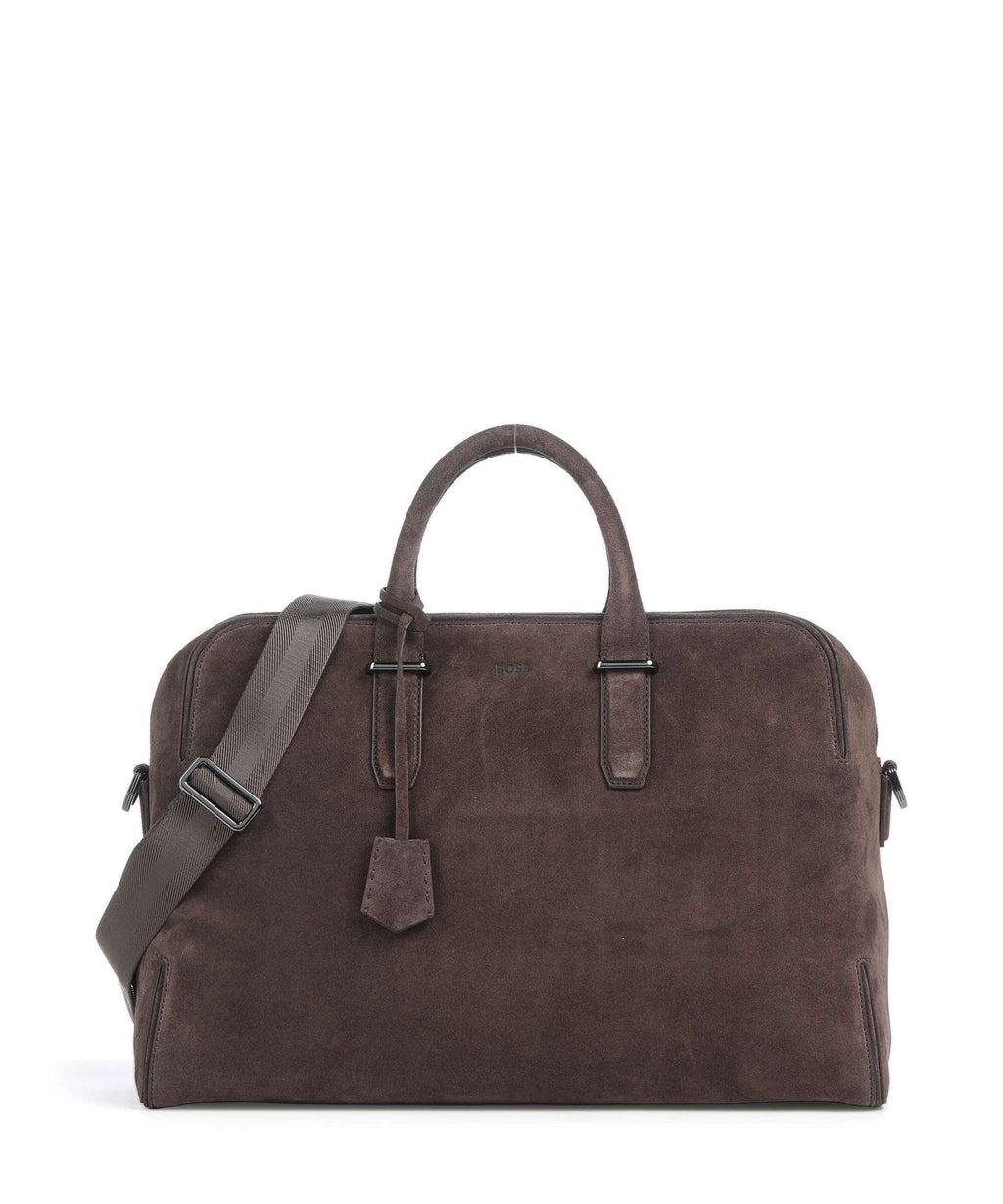BOSS Madison Weekend bag dark brown