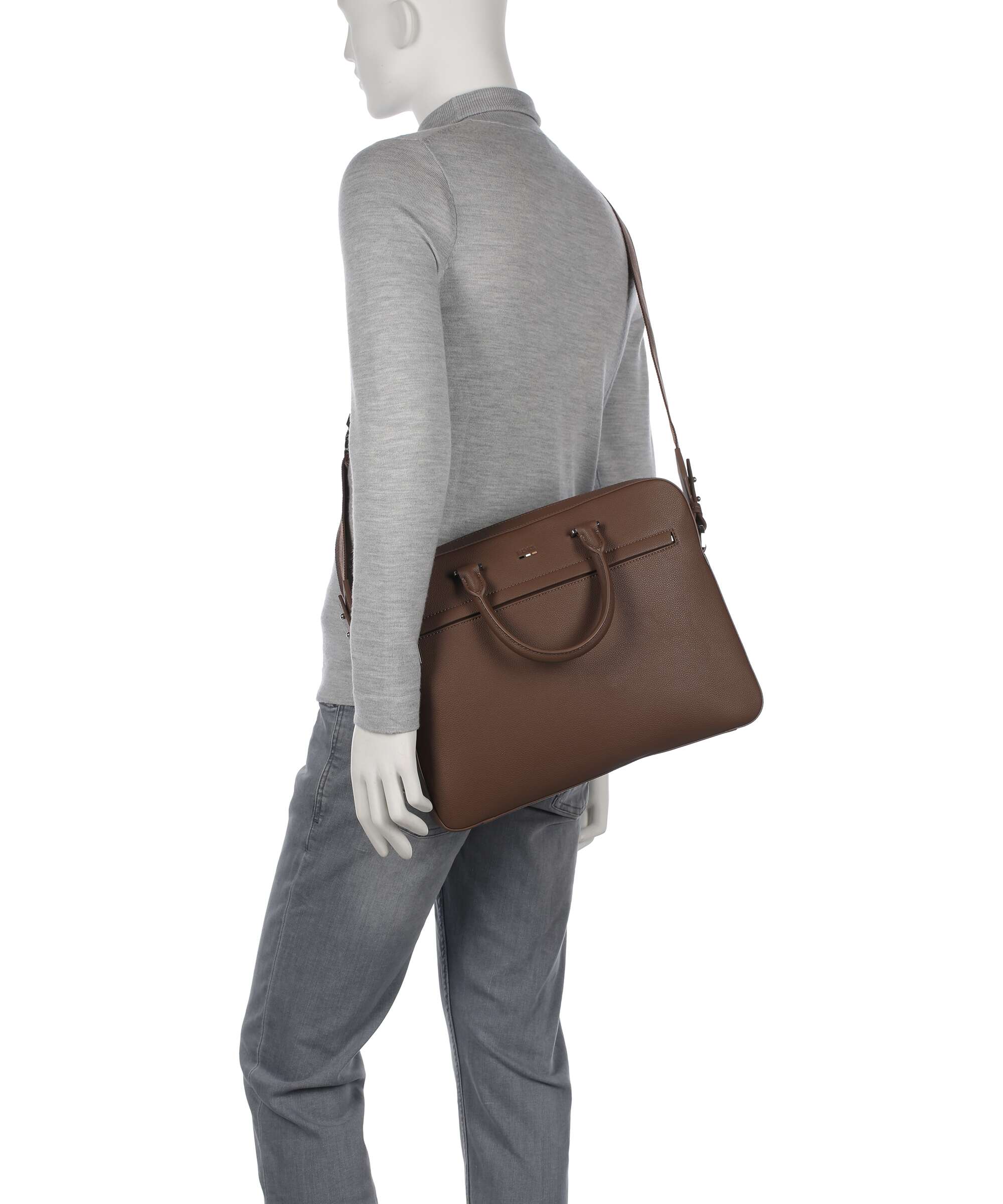 BOSS Ray Briefcase medium brown
