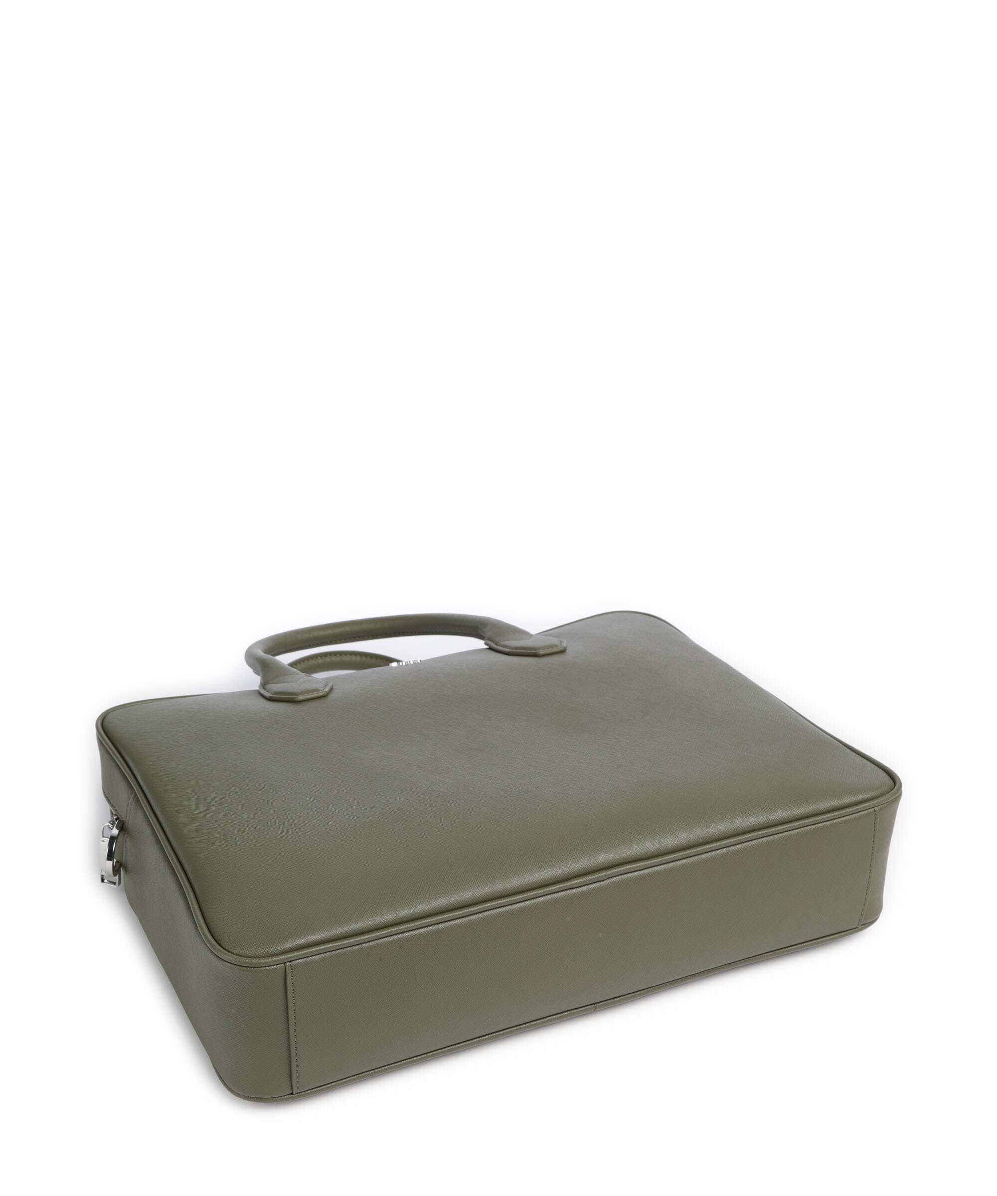 BOSS Northon Briefcase open green