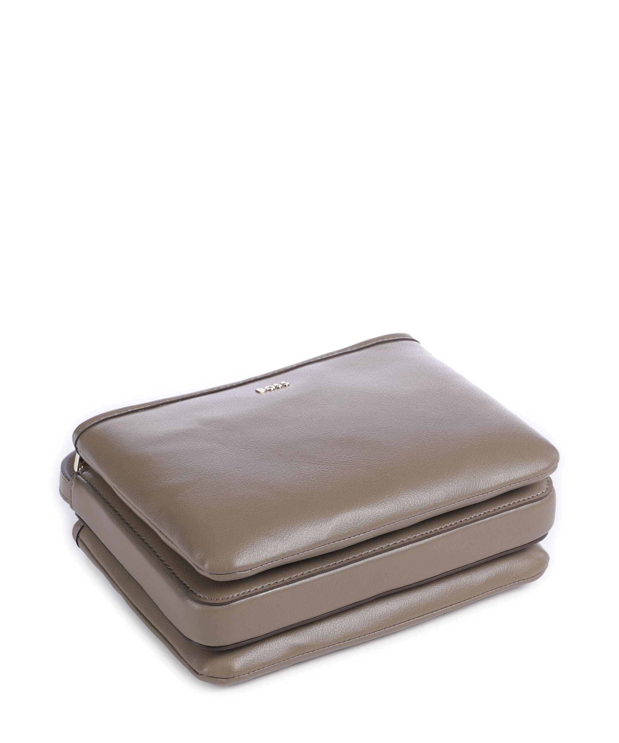 BOSS Sandy Trio Crossbody bag brown overflow